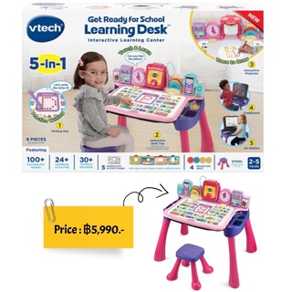 VTech deluxe Learn &amp; Draw Activity Desk 5 in 1 pink