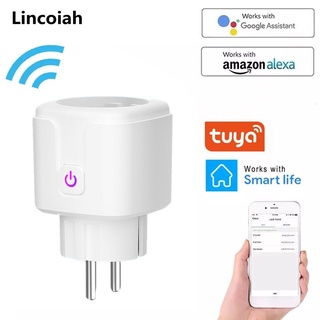 Smart WiFi Plug Adaptor 16A Remote Voice Control Power Monitor Socket Outlet Timing Function work with Alexa Google Home
