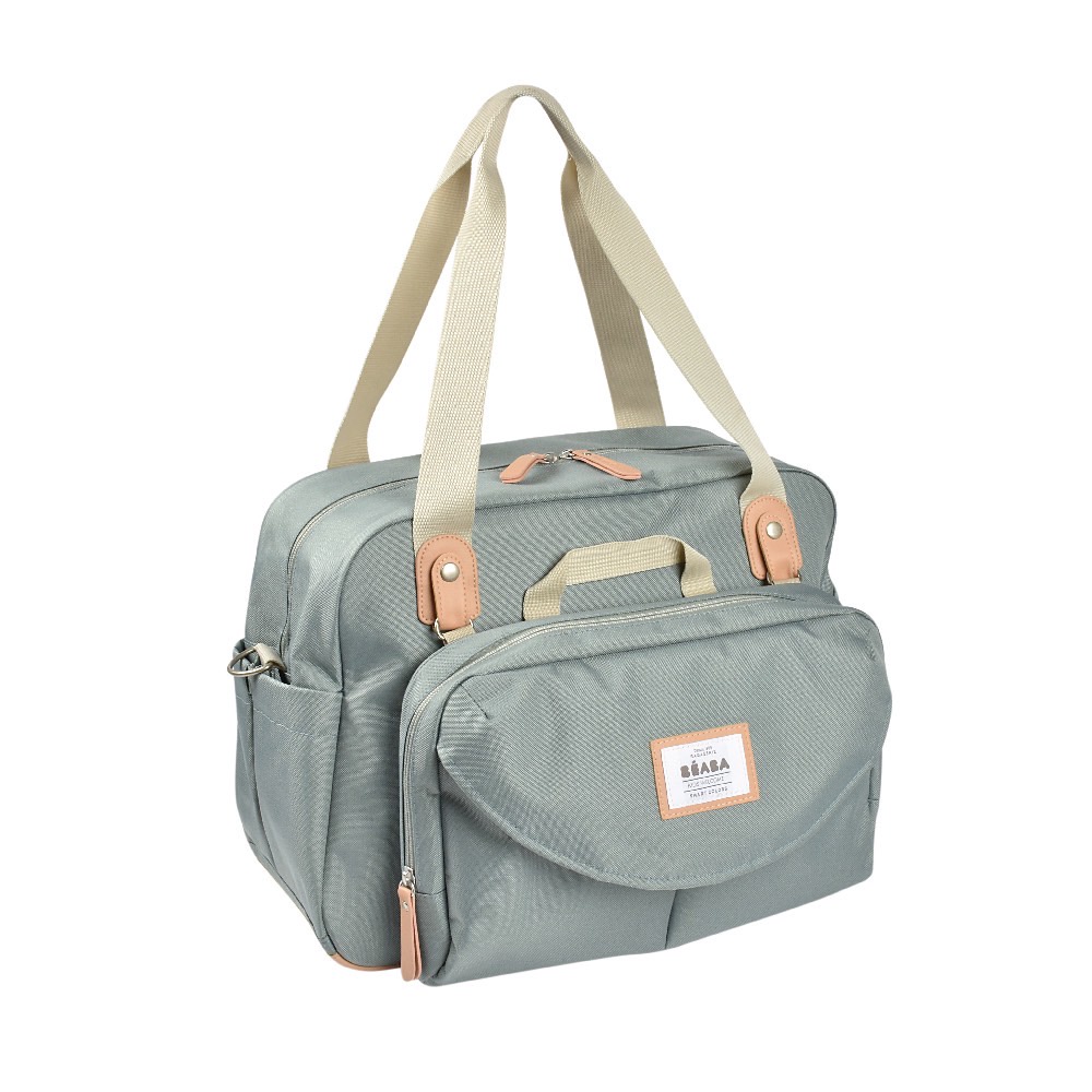 beaba-กระเป๋าเปลี่ยนผ้าอ้อม-geneva-ii-changing-bag-smart-colors-frosty-green