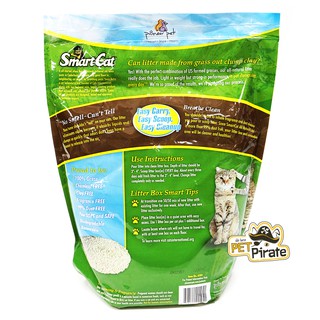 ภาพขนาดย่อของภาพหน้าปกสินค้าSmart Cat ทรายแมวทำจากหญ้า 100% ปลอดสารเคมี  ไร้ฝุ่น ย่อยสลายได้ ไม่แต่งกลิ่น ไม่ระคายเคือง จากร้าน petpirateshop บน Shopee