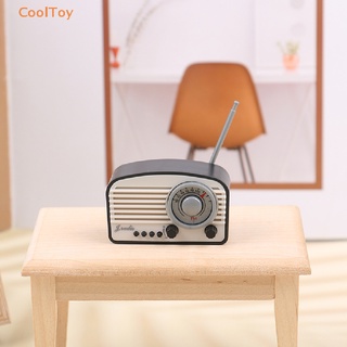 Cooltoy โมเดลวิทยุจําลอง ขนาดเล็ก 1:12 DIY อุปกรณ์เสริม สําหรับตกแต่งบ้านตุ๊กตา 1 ชิ้น