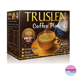 Truslen Coffee Plus กาแฟ ทรูสเลน คอฟฟี่ พลัส ขนาดบรรจุกล่องละ 10 ซอง