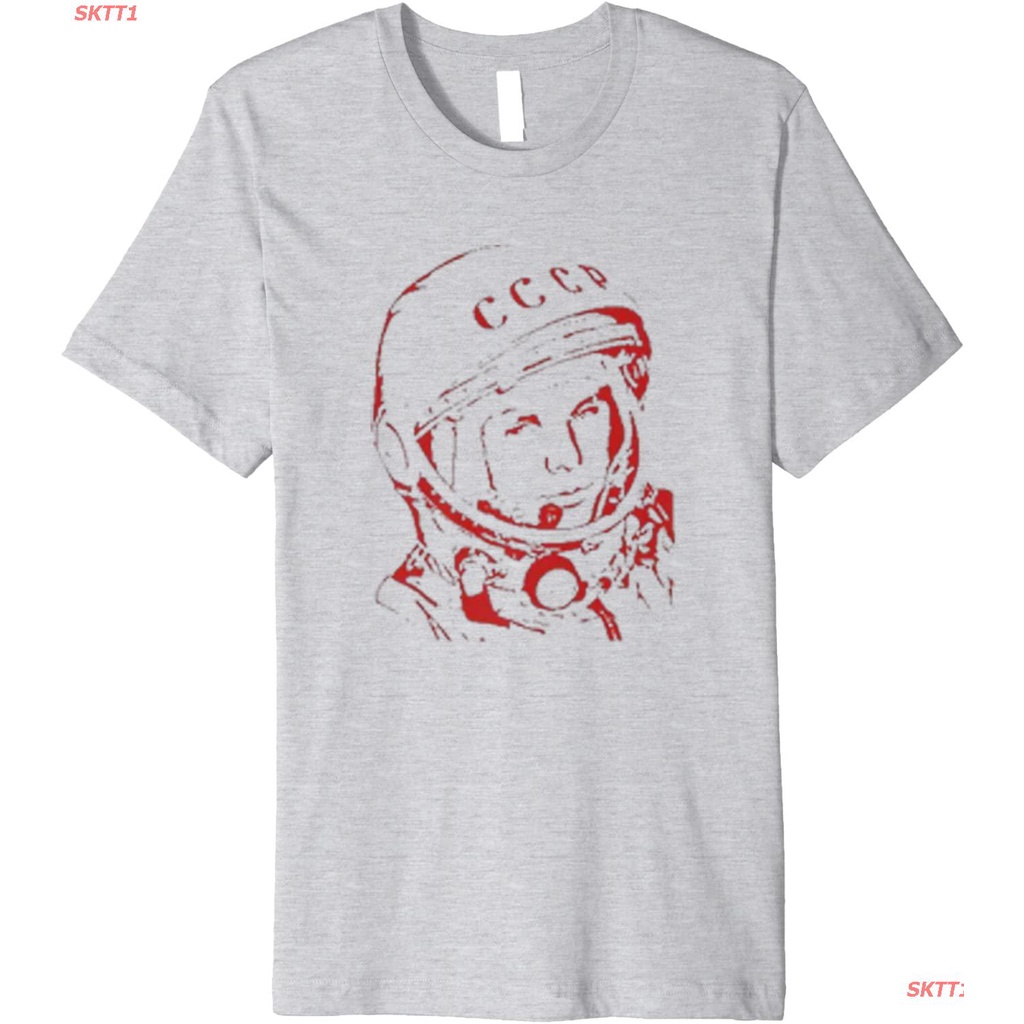 sktt1-เสื้อยืดแขนสั้น-vintage-soviet-t-shirt-sputnik-cosmonaut-gagarin-space-ussr-sports-t-shirt
