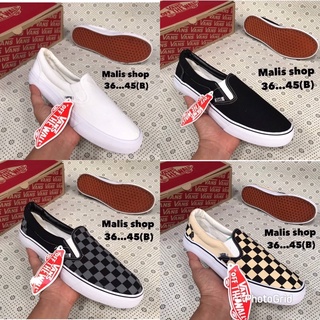 ภาพหน้าปกสินค้ารองเท้า Vans slip-on แบบสวม รองเท้าแฟชั่นรองเท้าออกกำลังกายใส่ได้ชาย-หญิง🌿🌿 ที่เกี่ยวข้อง