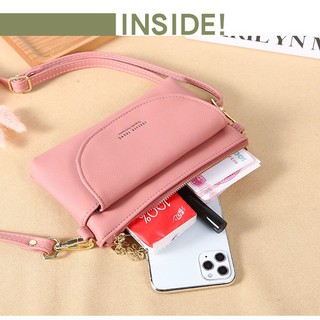 สินค้า 7304กระเป๋าสตางค์ผู้หญิงForeverYoung สะพายข้าง กระเป๋าตังค์แบบถือ เรียบหรู หนังนิ่ม ราคาถูกฯ