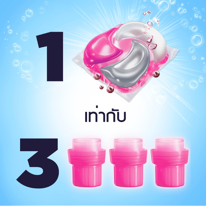 แพคคู่สุดคุ้ม-ดาวน์นี่-เจลบอล-ซักผ้า-สีชมพู-การ์เด้นบลูม-downy-gel-ball-ดาวนี่เจลบอล-13-ลูก-2-ถุง-รวม-26-ลูก-ค่าส่งถูก