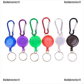 【buid•IES】พวงกุญแจเหล็ก หลายสี ยืดหดได้