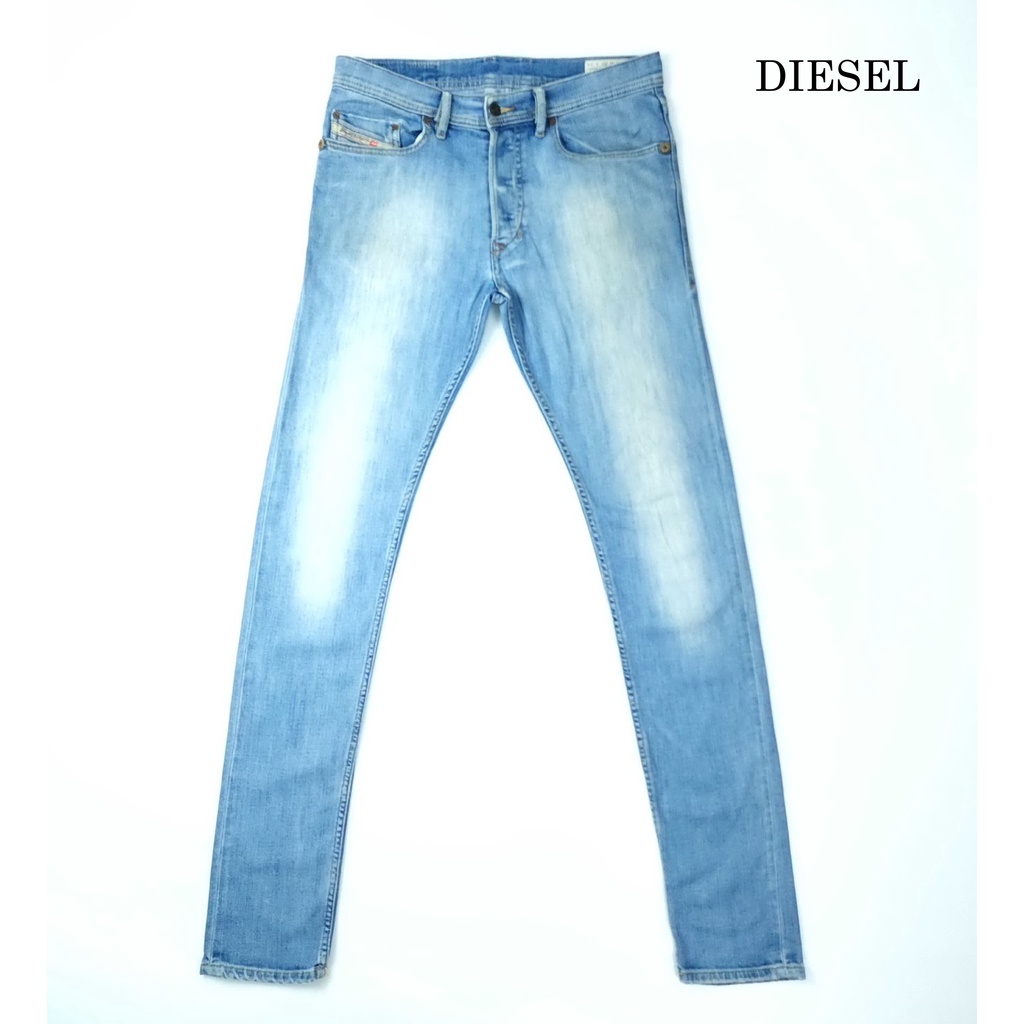 ยีนส์-diesel-เอว-33-34-สีฟอกอมสนืม-ผ้านุ่ม-ยืด-ขาเดฟ