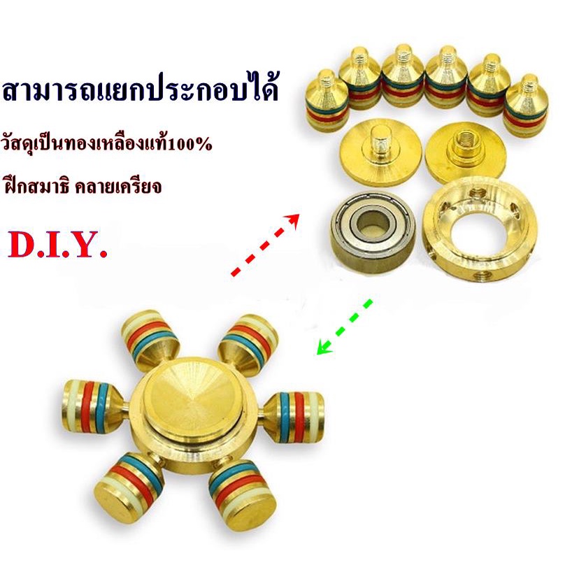 ของเล่นสปินเนอร์-โลหะ-ทองเหลือง-สปินเนอร์เหล็ก-ราคาถูก-ฝึกสมาธิ