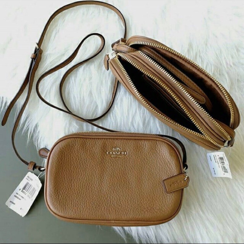 Coach crossbody cheap 2 zip