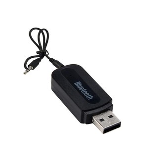 ราคารุ่น BT163 บูลทูธรถยนต์ USB Bluetooth Audio Music Receiver Wireless Adapter Car Bluetooth