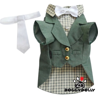 Pet cloths - Doggydolly เสื้อผ้าแฟชั่น เสื้อผ้าสัตว์เลี้ยง เสื้อผ้าสุนัข เสื้อหมาทักซิโด้ หมาแมว - F046