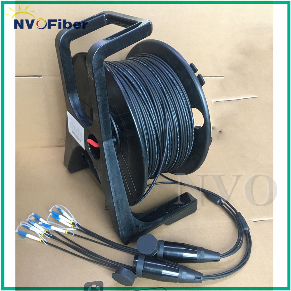 sm-4core-4strands-pdlc-upc-g657a-9-125-waterproof-150m-armored-fiber-optic-patch-cord-cable-jumper-150meters-with-porta