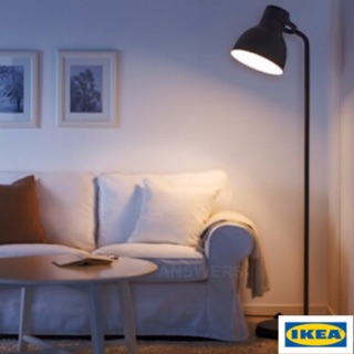 โคมไฟตั้งพื้น IKEA (HEKTAR เฮ็กทาร์)เทาเข้ม