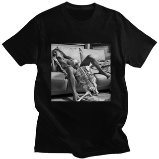 เสื้อยืด ผ้าฝ้าย พิมพ์ลายเซ็กซี่ สไตล์ฮาราจูกุ แฟชั่นคลาสสิก สําหรับผู้ชาย และผู้หญิง