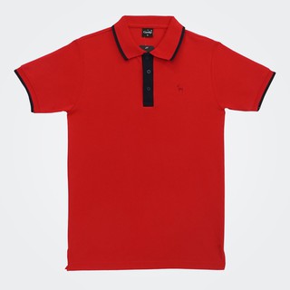 ภาพขนาดย่อของสินค้าPOLOLAND เสื้อโปโลชายทรงตรง รุ่นเนคไท - สีแดง (+3 สี) เสื้อตรุษจีน