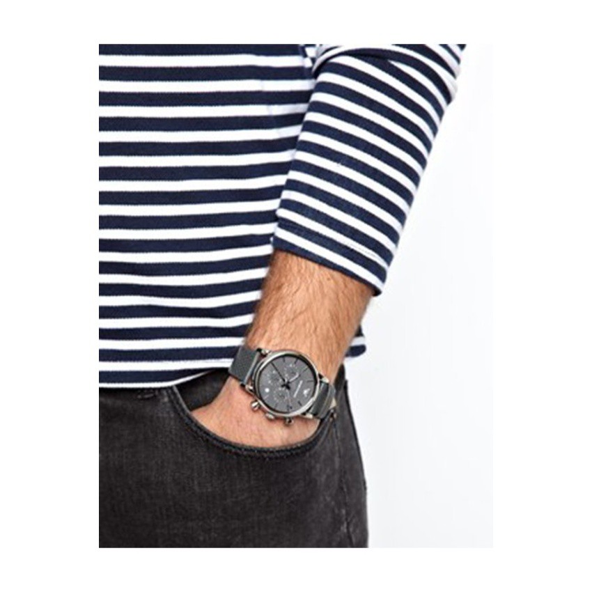 emporio-armani-นาฬิกาข้อมือชาย-สายหนัง-รุ่น-ar1735-gray