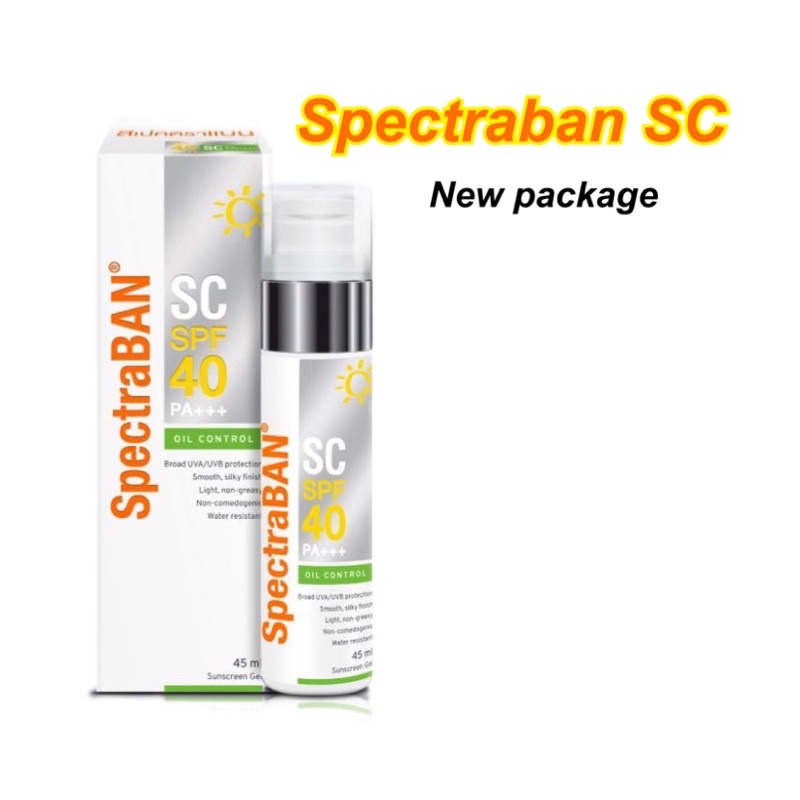 (ถูกที่สุด/ ใช้โค้ดลดค่าส่งได้) SpectraBAN SC Sun Screen SPF40 PA ...