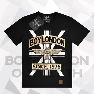 BOY LONDON OUTLET T-SHIRT รุ่น B82TS1424U ( สี Black/Gold)