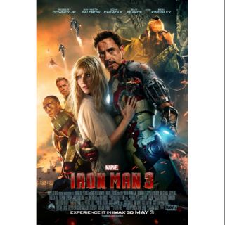 Poster iron man 3 ไอรอนแมน