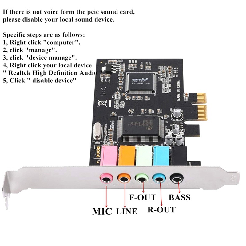 pcie-sound-card-5-1-pci-express-surround-card-3d-stereo-audio-with-high-sound-performance-pc-sound-card-cmi8738-chip