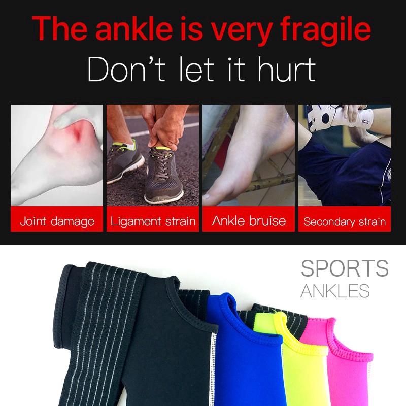 ภาพสินค้าQueshark สายรัดข้อเท้า ป้องกันอาการบาดเจ็บ 1 ชิ้น จากร้าน queshark.th บน Shopee ภาพที่ 6