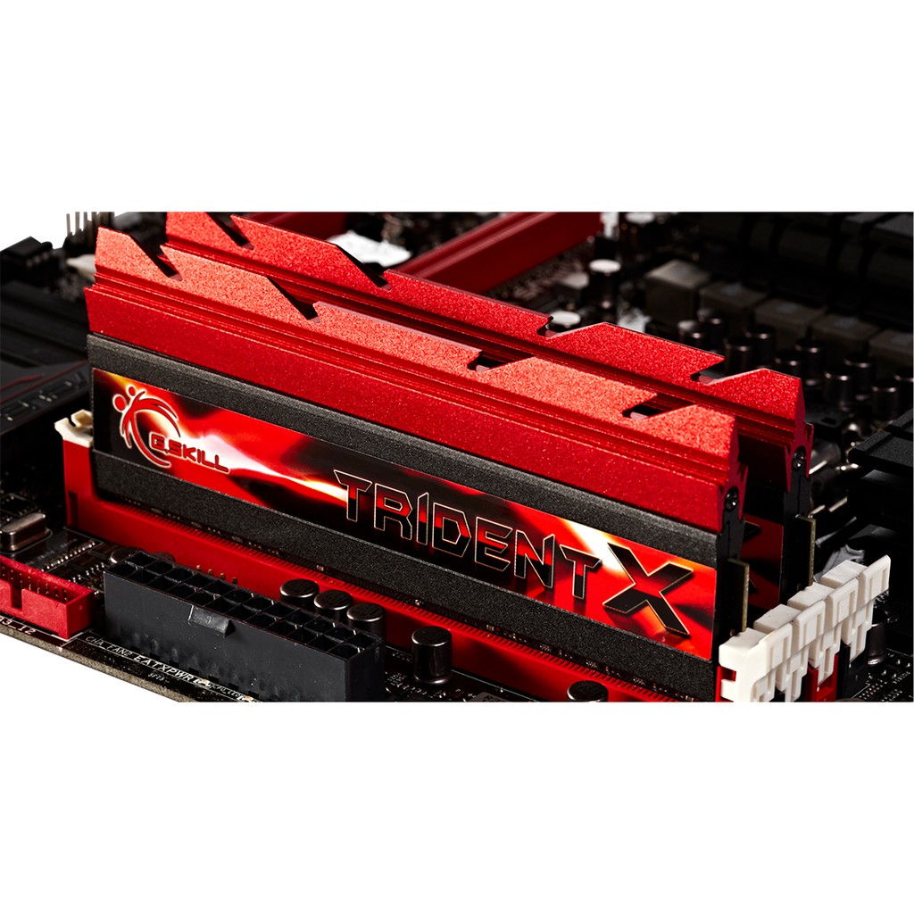 G.Skill TridentX 32GB DDR3 RAM - 2400MHz CL10 1.65V Desktop Memory (F3-2400C10Q-32GTX)