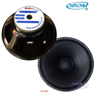 ดอกลำโพง18นิ้ว 800วัตต์ โอบอ้อม 18นิ้ว รุ่น OBOM OB-4808 แพ็ค 2ดอก ส่งฟรี เก็บเงินปลายทางได้