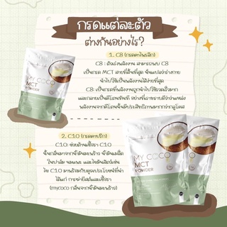 ภาพขนาดย่อของภาพหน้าปกสินค้าMy Coco MCT ผงมะพร้าวสกัดเย็น ของแท้100% (ส่งฟรี) พร้อมส่ง มีบัตรตัวแทนจำหน่าย จากร้าน maxs22th บน Shopee ภาพที่ 6