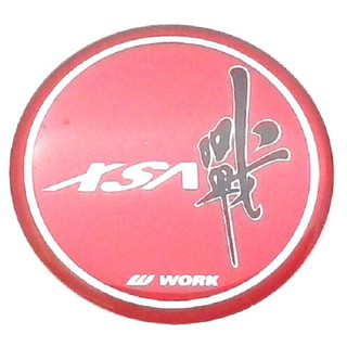 ราคาต่อ 2 ดวง 43mm. สติกเกอร์ WORK XSA สติกเกอร์เรซิน sticker rasin 43 mm. (4.3 cm.)