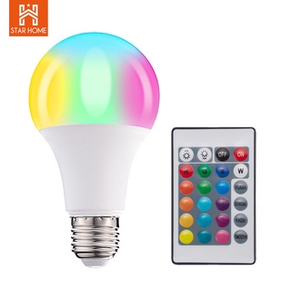 หลอดไฟเปลี่ยนสี! หลอดไฟ led 12W RGBW E27 เปลี่ยนสีได้ 16 สี LED BULB