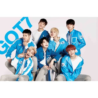 โปสเตอร์ ก็อตเซเวน ก็อต7 Got7 บอยแบนด์ เกาหลี  Korea Boy Band K-pop kpop ตกแต่งผนัง Poster รูปภาพ ภาพถ่าย โปสเตอร์ดนตรี