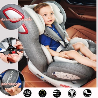 ภาพขนาดย่อของภาพหน้าปกสินค้าคาร์ซีท GoldKBaby(0-12ปี)รุ่นG402 Isofix+Belt หมุนได้360พร้อมระบบ support leg ราคาสุดคุ้ม เบาะกว้างแบบ Wide Seat จากร้าน nidcha11 บน Shopee ภาพที่ 4