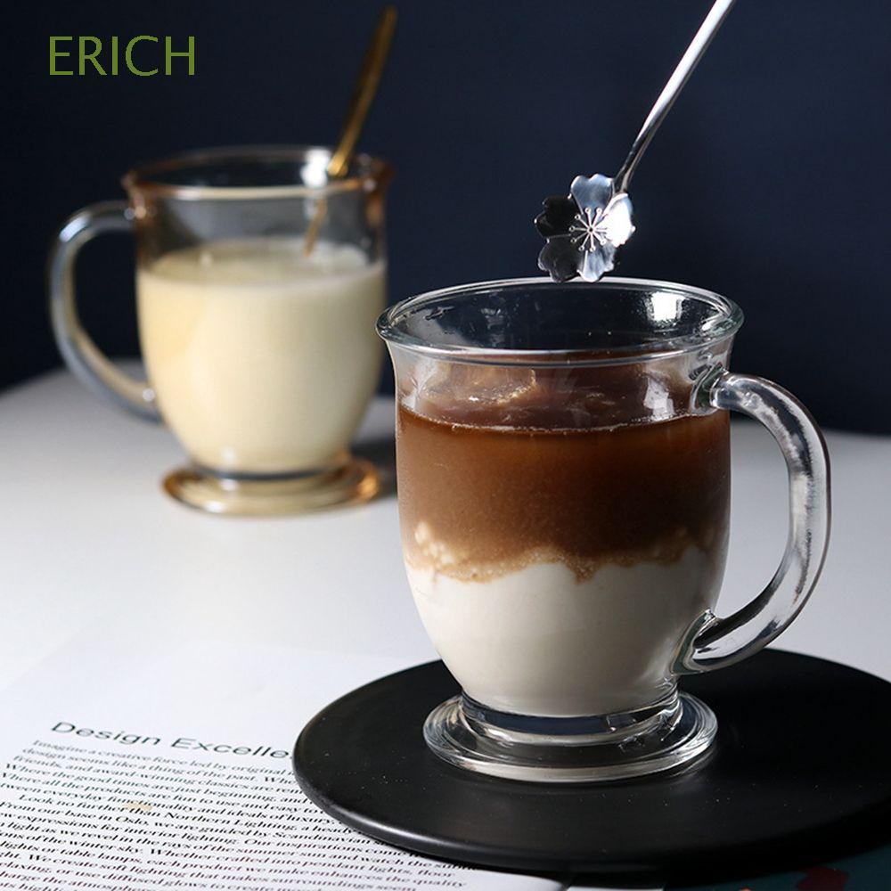 erich-แก้วกาแฟ-แบบใส-พร้อมหูจับ-ใช้ซ้ําได้-สําหรับใส่เครื่องดื่มร้อน