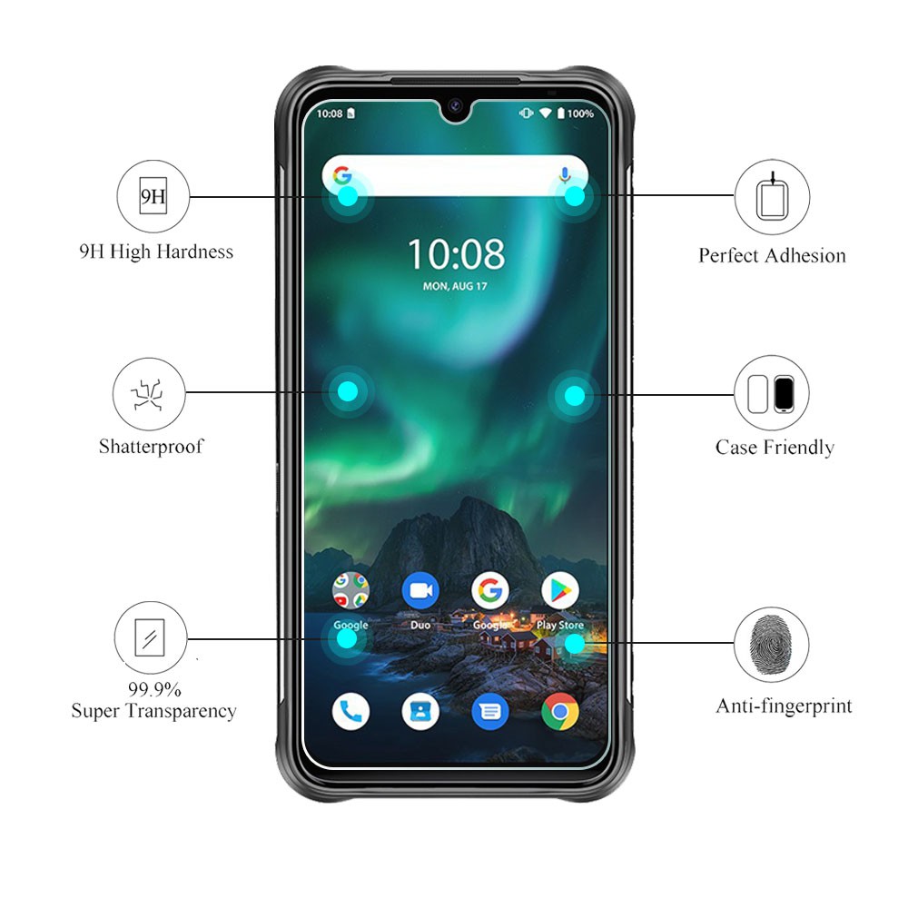 umidigi-bison-ฟิล์มกระจกนิรภัยกันรอยหน้าจอ-ป้องกันรอยขีดข่วน-ไม่มีฟิล์มป้องกัน