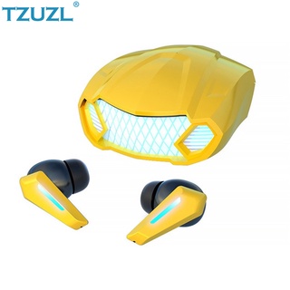 สินค้า Tzuzl M5 TWS ชุดหูฟังสเตอริโอ HiFi บลูทูธ 5.2 พร้อมไมโครโฟน และกล่องชาร์จ