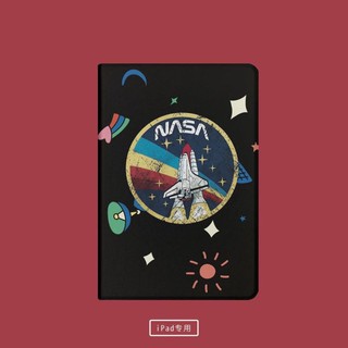 เคสไอแพด เคสiPad NASA จรวด นักบินอวกาศ Cute 10.2 gen7 2019 iPad2/3/4gen gen8 เคสไอแพด Gen6 2019 Air4,10.5,11pro2020 Case