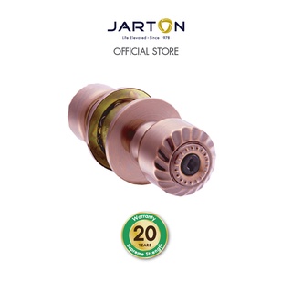 JARTON ลูกบิดระบบ wafer lock สแตนเลส 304 ห้องทั่วไป หัวมะยม สี AC จานเล็ก ผ่านมาตรฐาน มอก. 101049