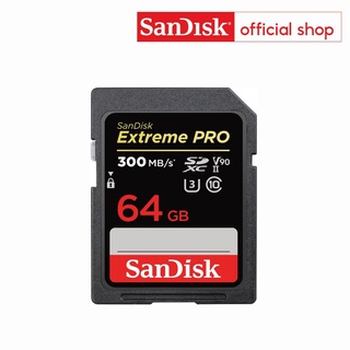 ภาพหน้าปกสินค้าSanDisk Extreme PRO SDHXC UHS-II Cards 64 GB / Speed 300 MB/s (SDSDXDK_064G_GN4IN) ที่เกี่ยวข้อง