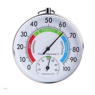AOTO Temperature and Humidity Analog Indicator Indoor Outdoor Thermometer Hygrometer