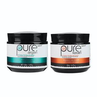 ภาพขนาดย่อของภาพหน้าปกสินค้าPure Keratin Hair Restructuring Treatment Mask / Agan oil Smooth Hairทรีทเม้นท์บำรุงผม ขนาด 500ml. จากร้าน jbdbeauty บน Shopee ภาพที่ 3