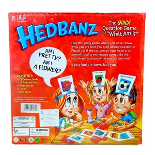 what am I เกมส์ยอดนิยม Hedbanz Game เกมส์ทายใบ้คำบนหัว บอร์ดเกมส์ เกมส์ครอบครัว เกมส์งานปาร์ตี้ เกมส์ทายปริศนา TY698