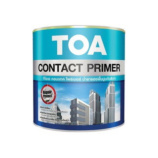 TOA Contact Primer น้ำยารองพื้นปูนทับสีเก่า ขนาด 1 แกลลอน (3.785 ลิตร)