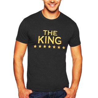 [100% Cotton] Wanyg เสื้อยืดแขนสั้น พิมพ์ลาย The King Premium 200Gsm Ambush สไตล์คลาสสิก ของขวัญวันเกิด สําหรับวันพ่อ