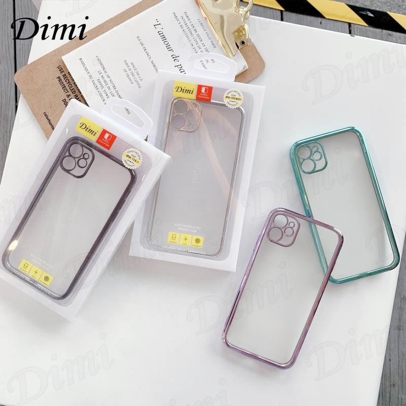 เคสขอบสีเงาขอบเหลี่ยม-ไอโฟนสำหรับ-i11-11pro-11promax