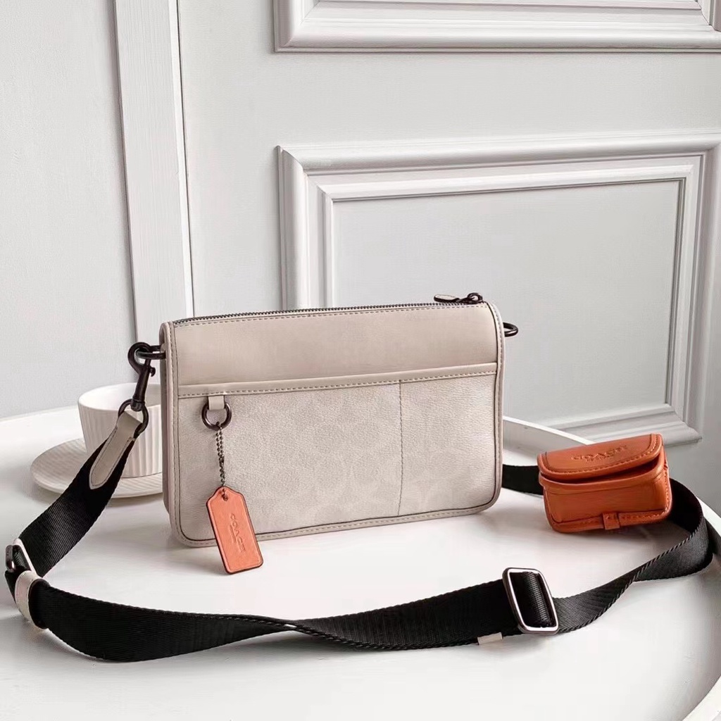 coach-c8141-กระเป๋าสะพายข้าง-ผ้าใบไฮบริดผู้ชายกระเป๋าถือกระเป๋าสะพายสลิง