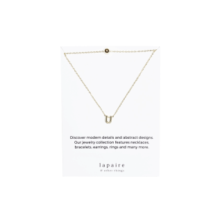 Lapaire l Mini alphabet necklace สร้อยคอ ตัวอักษร A-Z [ Alphabet series ]