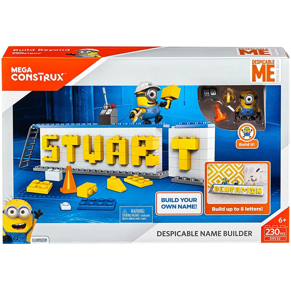 Mega Construx Despicable Me 3 Minion Mit Schild. – GOHIUT