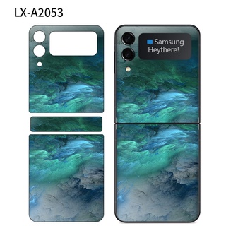 ปรับแต่งได้ ตัวป้องกันโทรศัพท์ Galaxy Z Flip 3 ตัวป้องกันโทรศัพท์ Galaxy Z Flip 2 ตัวป้องกันโทรศัพท์ Galaxy Z Flip สติ๊กเกอร์บุคลิกภาพแฟชั่น ฟิล์มกันรอยโทรศัพท์มือถือ ฟิล์มกันรอยบานพับ