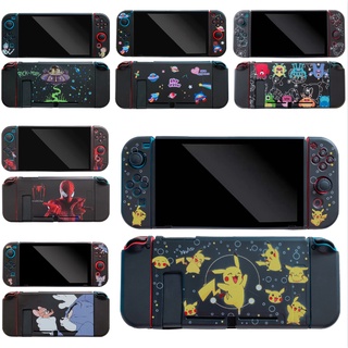 เคส TPU ป้องกันรอย ลายโปเกม่อน ปิกาจู สีดํา สําหรับ Nintendo Switch Oled